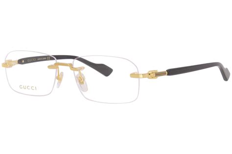 gucci gg1221o 001 56|Gucci™ GG1221O Rectangle Eyeglasses .